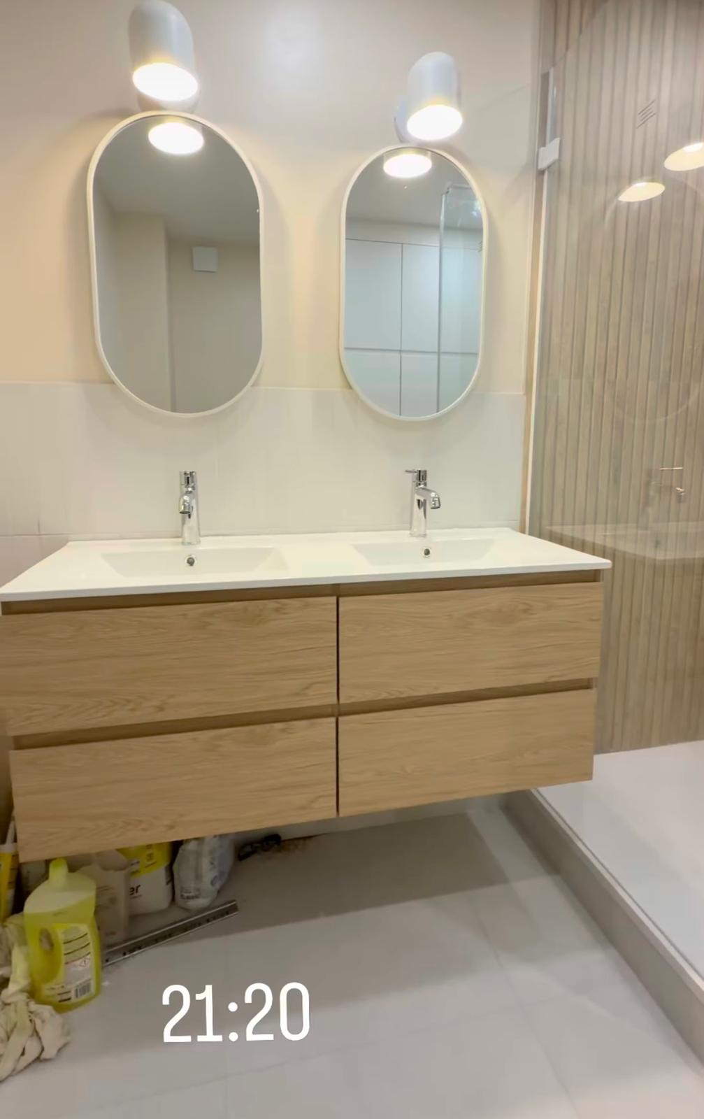 Rénovation d'appartement – Meuble double vasque