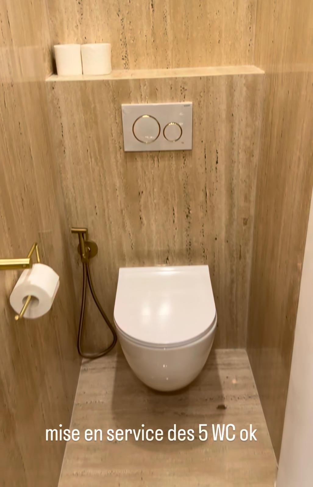 Aménagement sanitaire – chantier Plomberie réalisé par RMH Construction en Île-de-France
